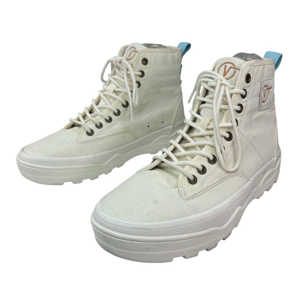 Vans Sentry Wc Glory Check Cream Hi-Top Waffle Cup Shoes M8/W9.5 - Picture 2 of 8
